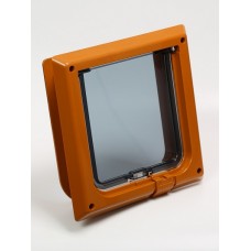 Дверца для кошек "Барсик", светло-коричневый